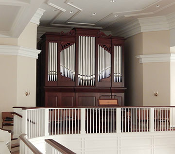 The new organ for Somers, CT